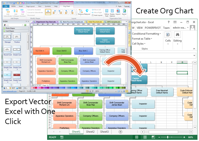 Organization Chart Template Excel 2003