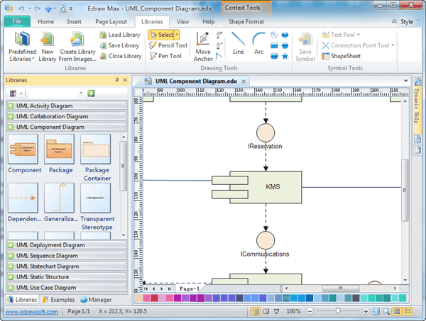 UML Component Diagrams, Free Examples and Software Download