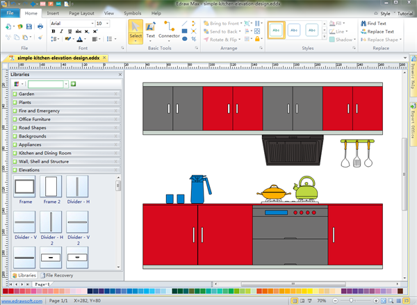 simple kitchen design tool