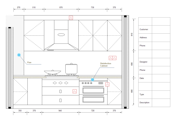 Kitchen Design Diagram Examples and Templates