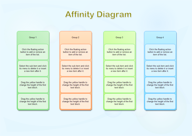 Affinity Diagram Free Affinity Diagram Templates