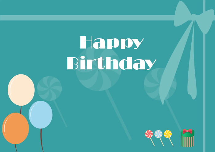 birthday card templates free download