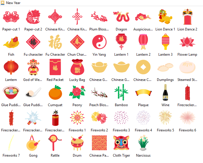 Free Vector Cliparts Spring Festival