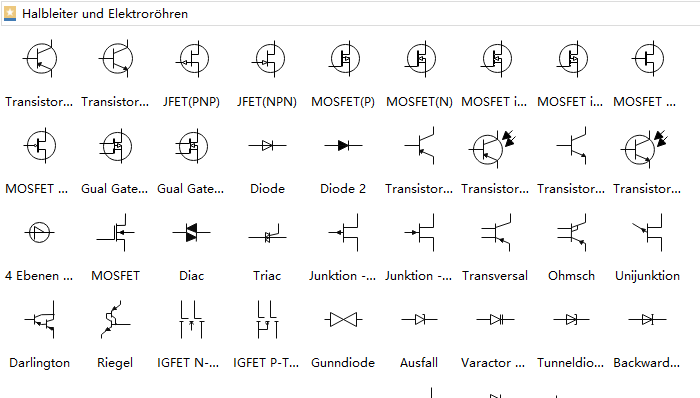 Schaltplan Symbole Standarde Schaltzeichen Fur Elektronische Bauteile