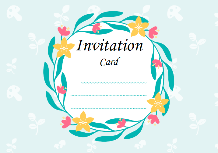 Cartons d'invitations gratuits
