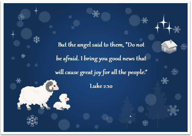 8 Christmas Card with Bible Verses - Free Download