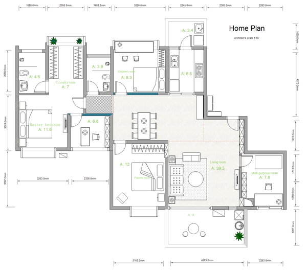 House Plan Example