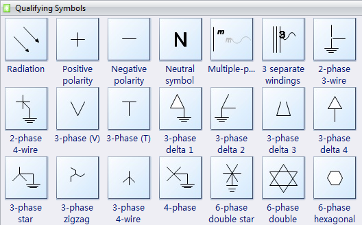 Electrical Diagram Symbols - Qualifying Symbols