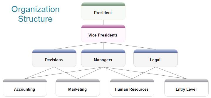 Ejemplo de estructura organizativa