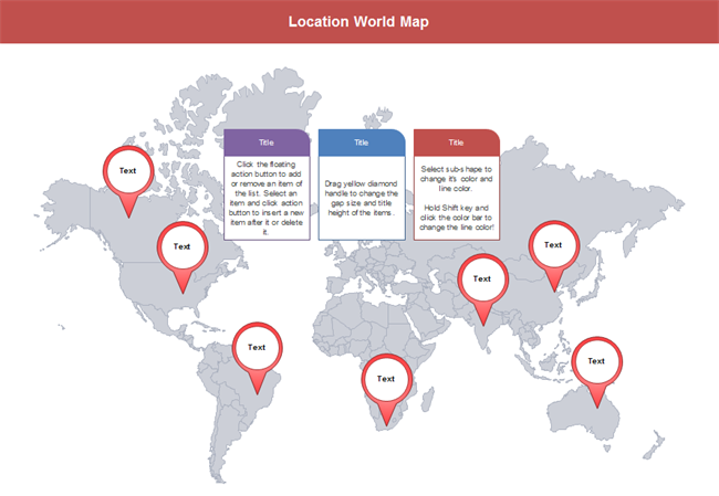 Carte Du Monde Personnalisable Powerpoint My Blog