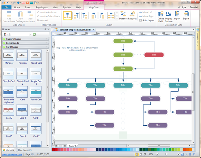 Easy Functional Hierarchy Diagram Maker - Edraw