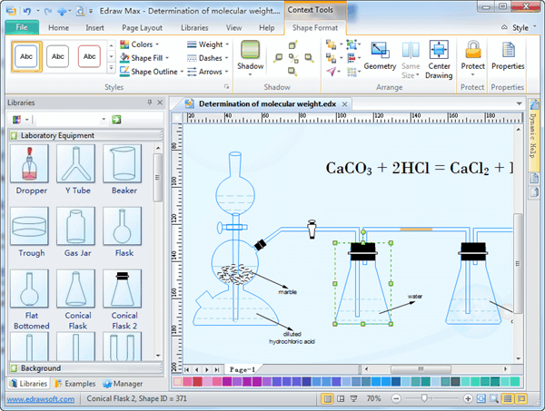 Chemistry Laboratory Equipment Drawing Software Edraw