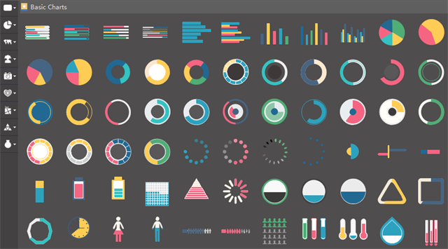 Create Vector Infographic Element Easier than Adobe Illustrator