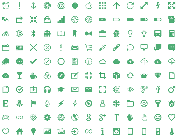 500 Vector Infographic Icons Free Download