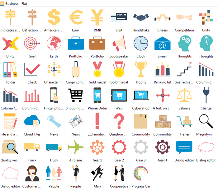 business infographic elements