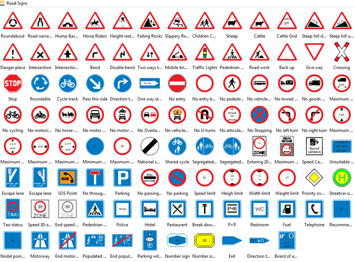 100 Infographic Road Signs For Roadway Use Edraw Free Hot Nude Porn 