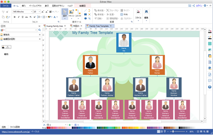 Mac Os対応可能な家系図ソフト