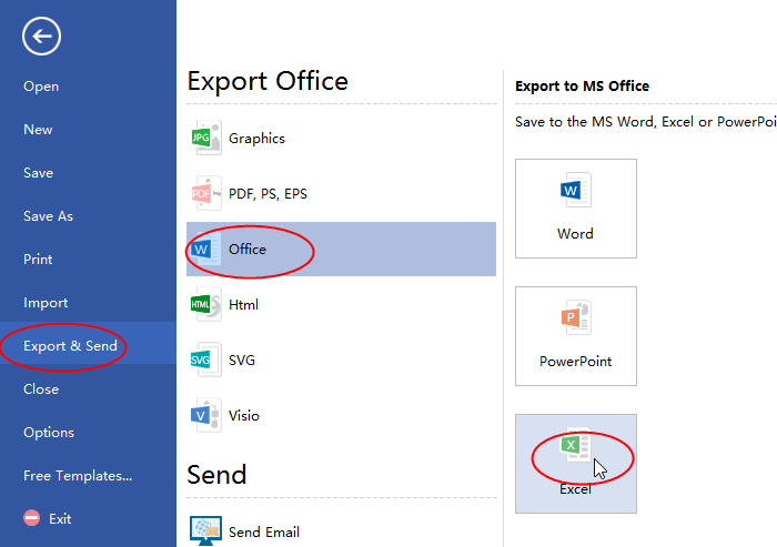 mind map pro import export files