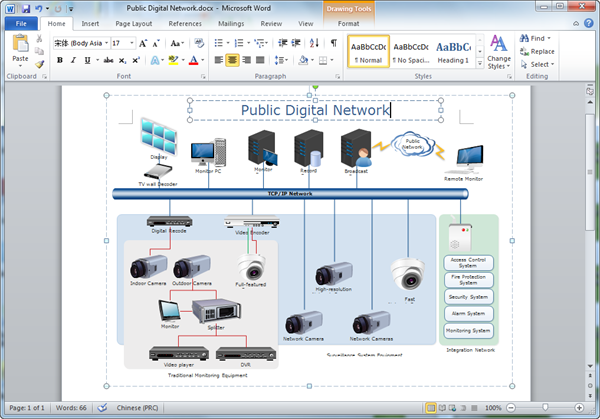 Create Network Diagrams For Word