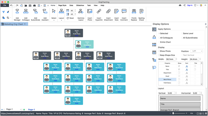 Free Download Org Chart Creator - Orgcharting Mac Version