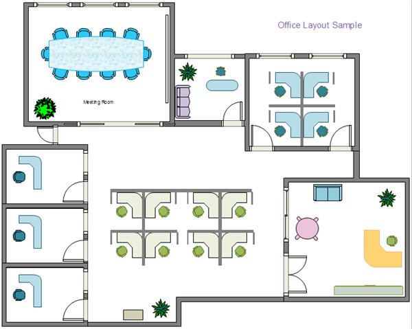 Office Floor Plan Example