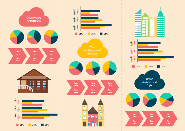 Architektur Umfrage Infografik Vorlage