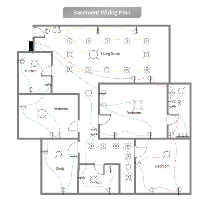 Basement Wiring Plan Free Basement Wiring Plan Templates
