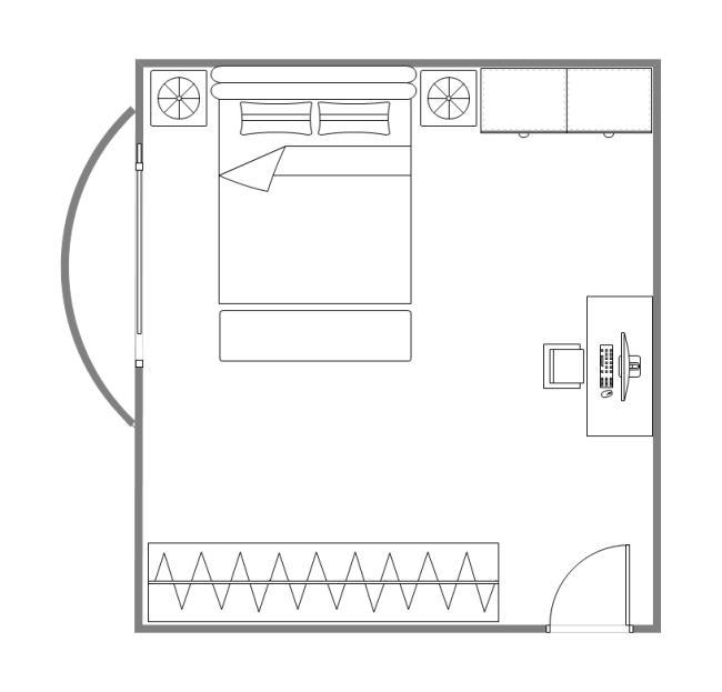 Bedroom Layouts Dimensions  Drawings  Dimensionscom