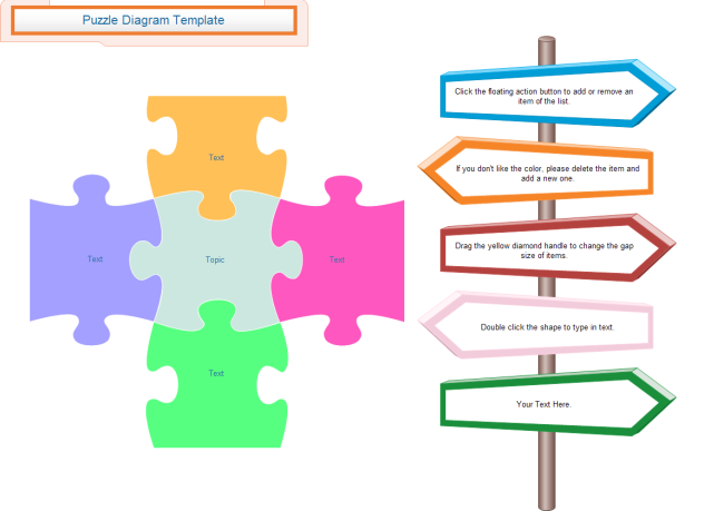 puzzle-diagram-templates