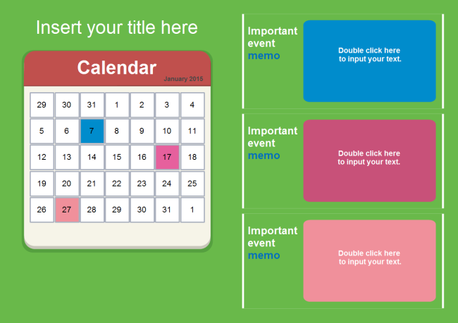Calendar PowerPoint Free Calendar PowerPoint Templates