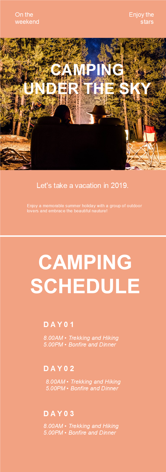 Camping Activity Flyer