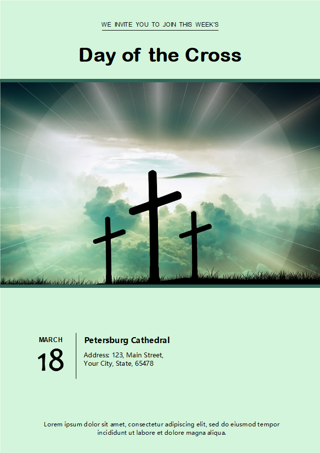Church Easter Day Flyer
