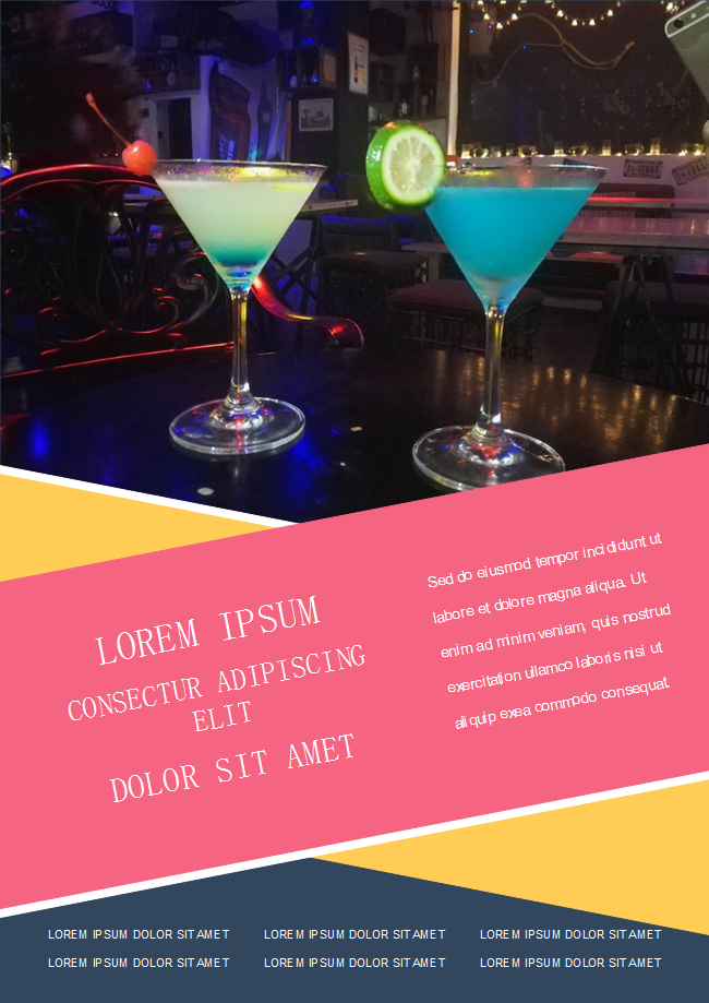 Club Cocktail Flyer
