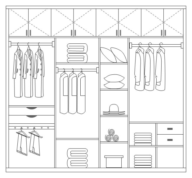 Closet Design Layout Templates