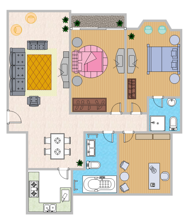 Color Home Plan Free Color Home Plan Templates