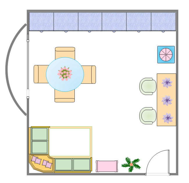 Dining Room Floor Plan