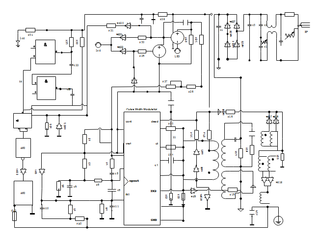 Electronic Circuit Diagram TV vertical Using LA7841, LA7840 Data Sheets |  Electronics Club Fans