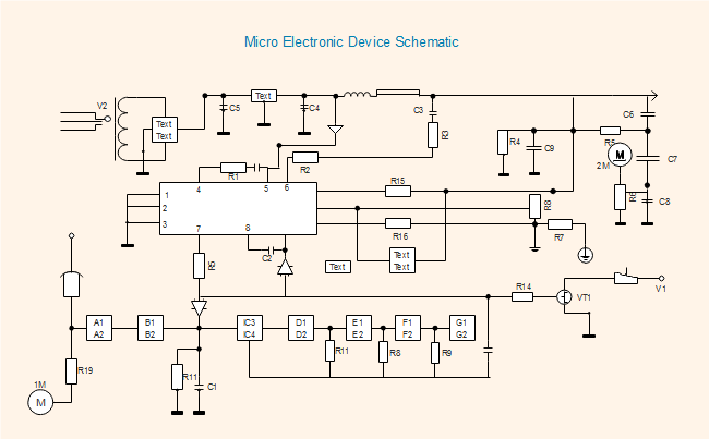 Electronic Device Schematic Template