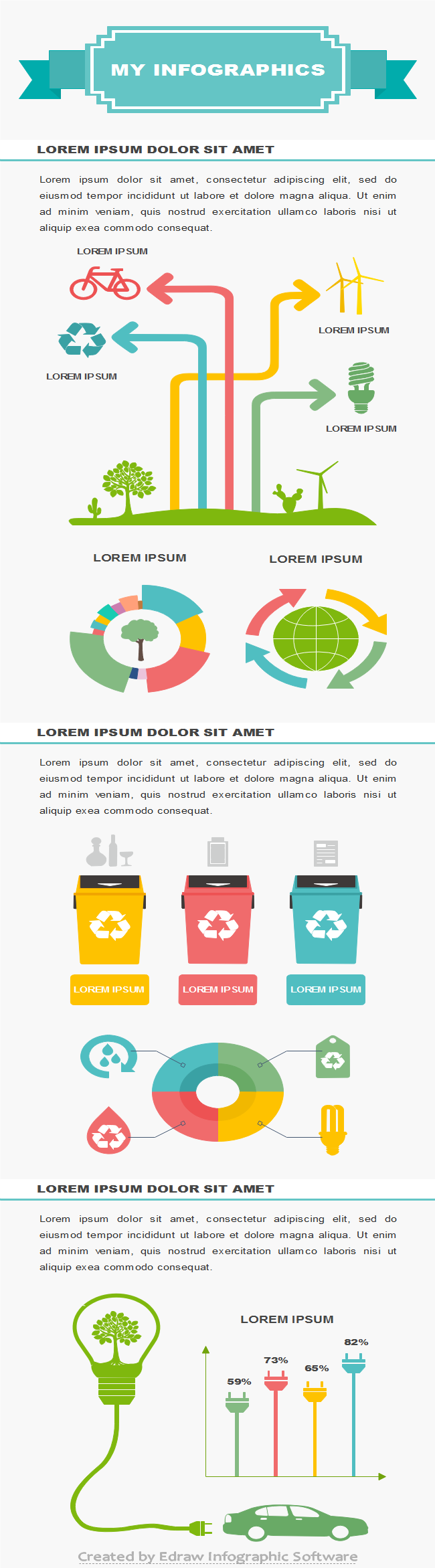 Environment Infographic Templates Make Infographic Drawing Easy