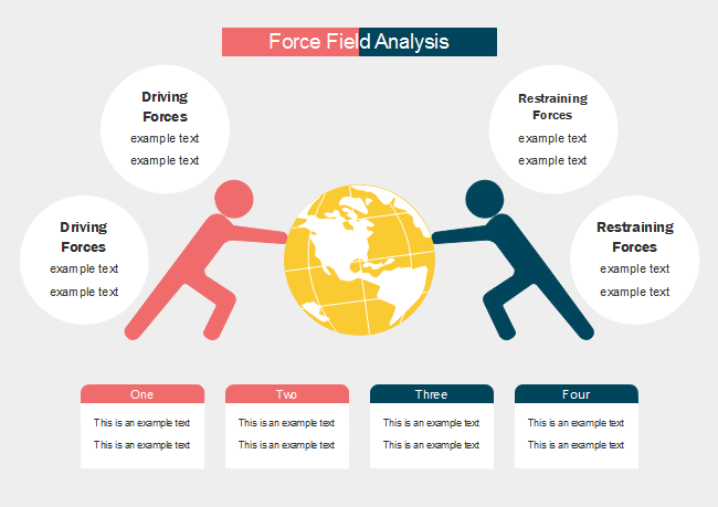force field analysis diagram template
