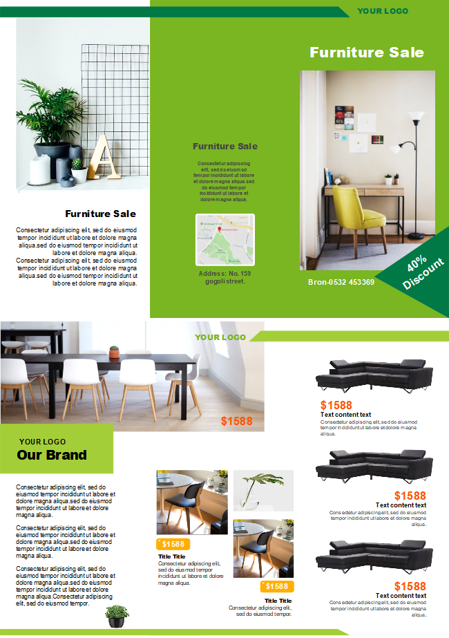 Furniture Sales Brochure