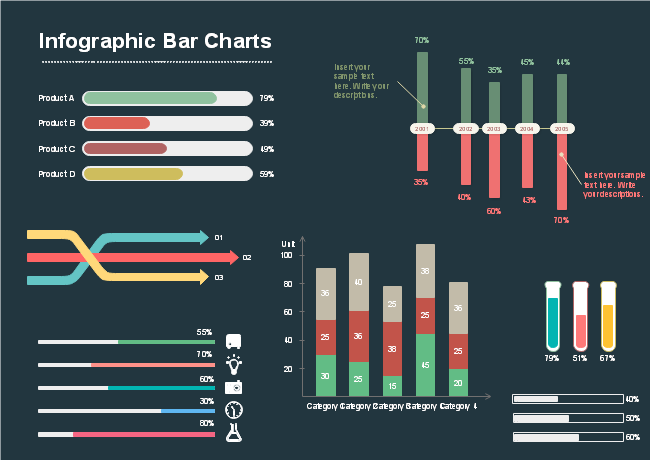 Infographic Bar Charts