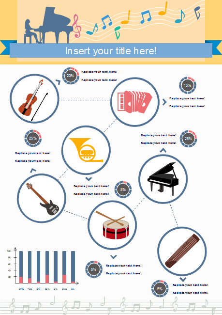 instrument introduction infographics for marketing