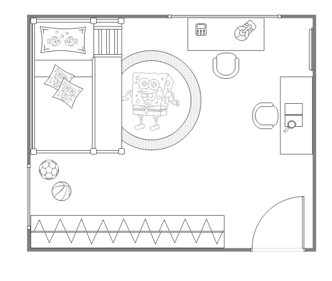 Bedroom Floor Plan Template floorplans click
