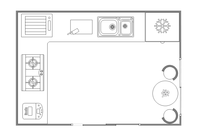 Kitchen Layout Design Ideas  Kitchen designs layout, Kitchen