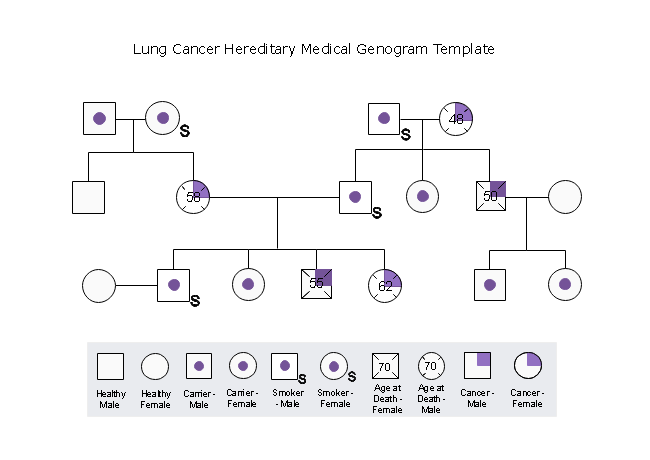 Lung Cancer Medical Genogram