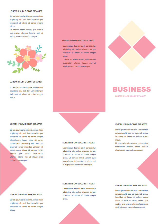 Pink Simple Brochure
