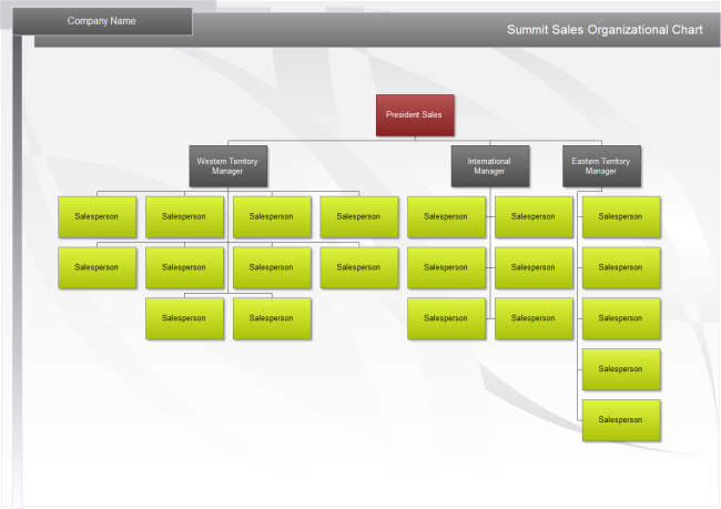 sales department structure