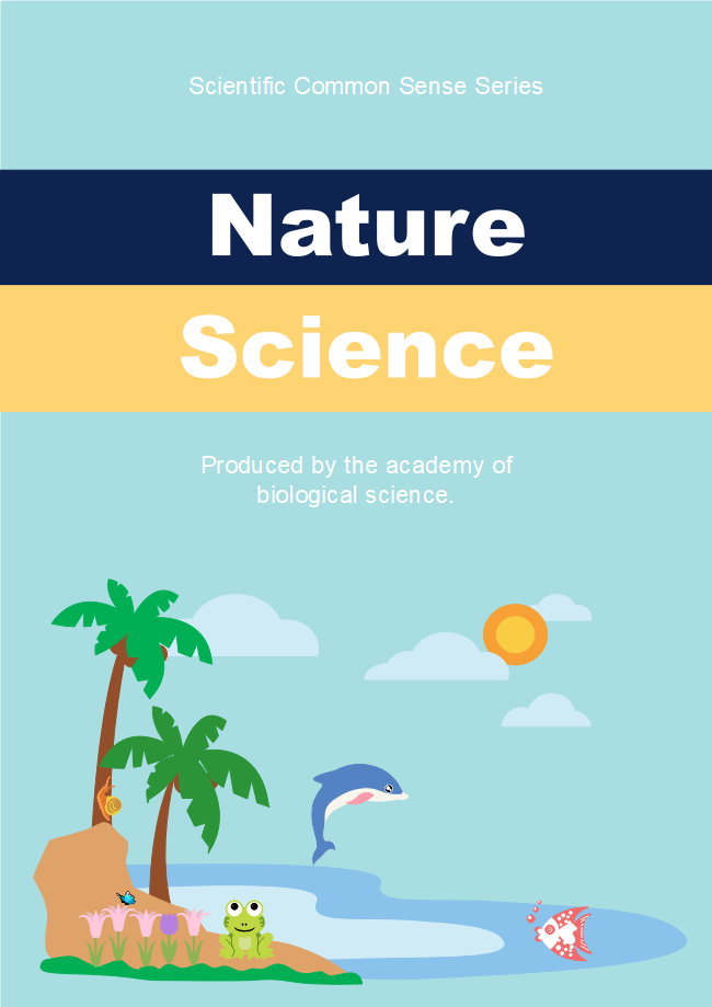 science book cover design samples