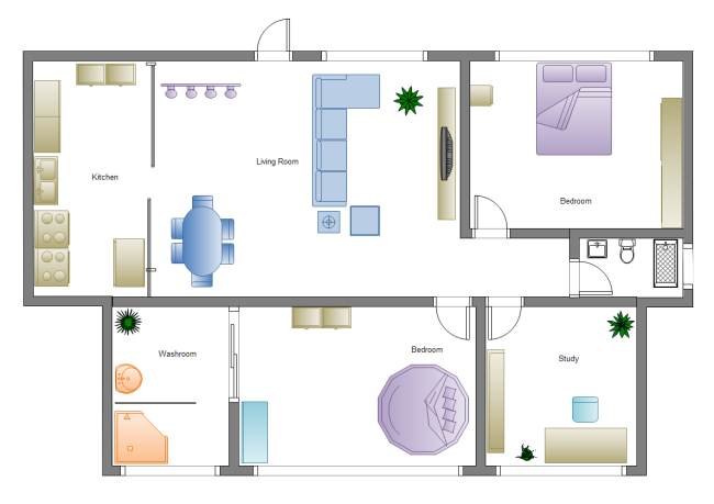 Home Floor Plan Software - Simple Home Floor